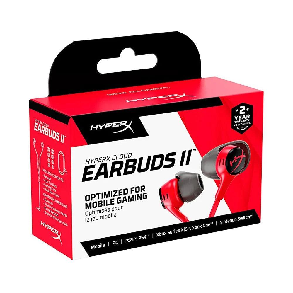 Caixa Hyperx Cloud Earbuds II | Fone In-Ear Gamer - LDF Lá de Fora